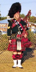 Iain Lang as a Sergeant with the 48th Highlanders of Canada